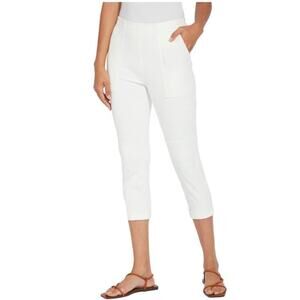 NWT Lysse Repreve Summer Crop Cargo Jogger White Sold Out In Store sz S